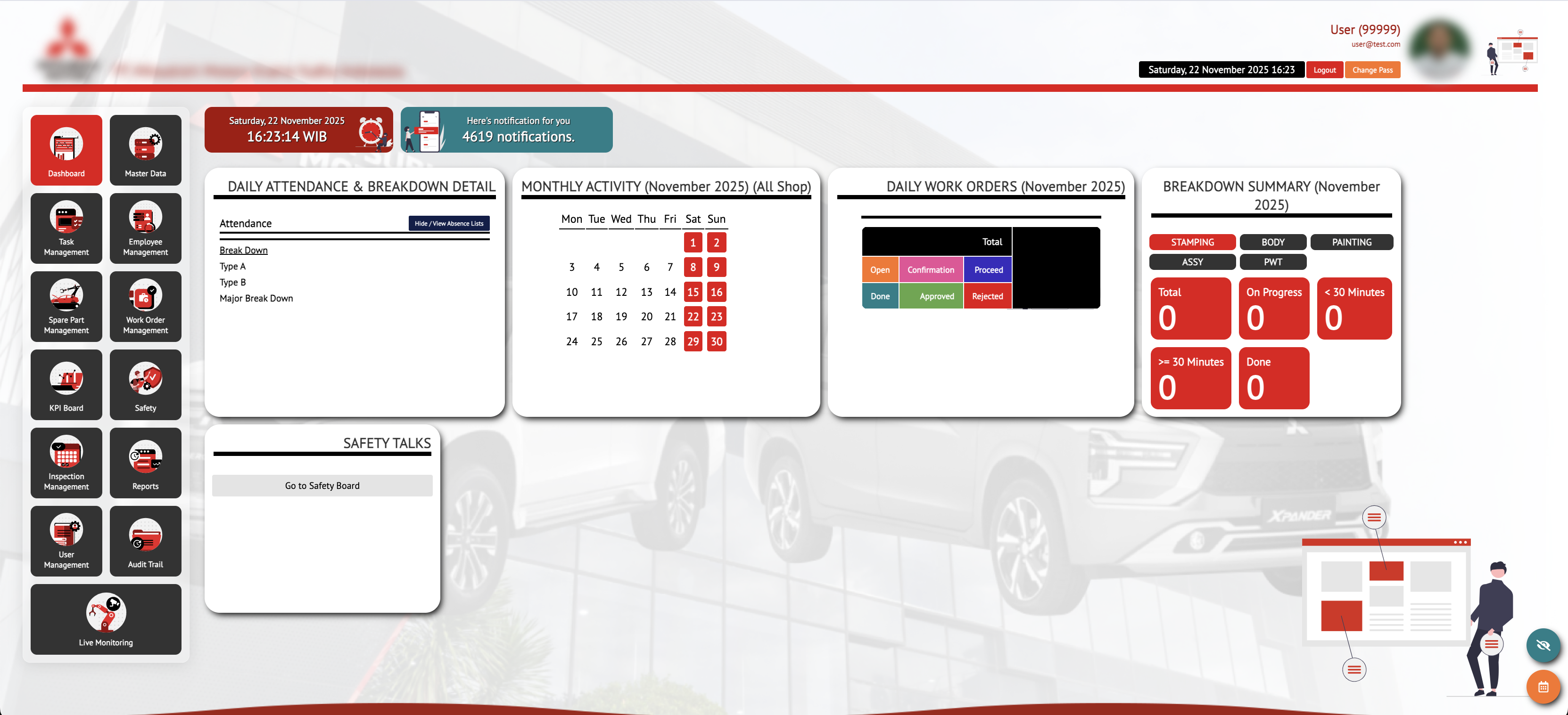 Integrated Maintenance Management System